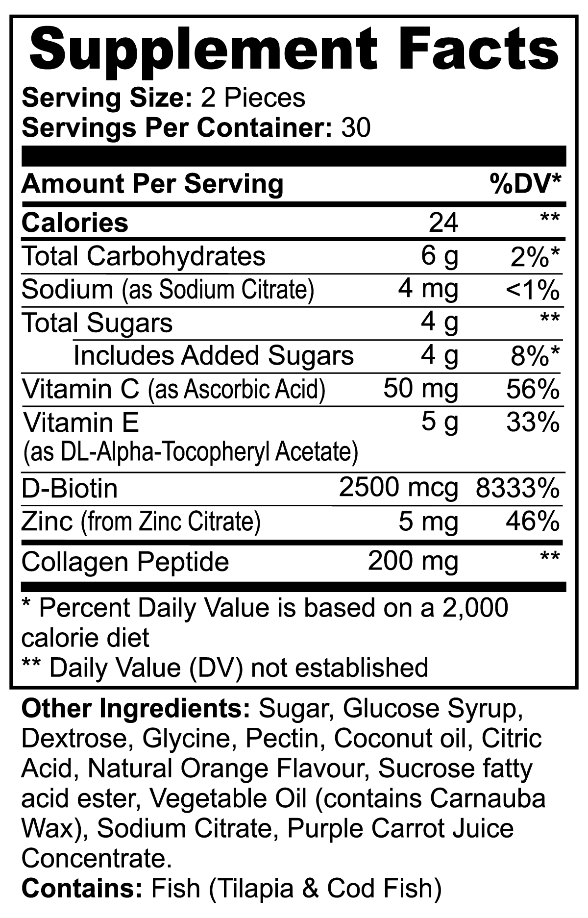 Nutribal® SMOOTH SKIN Collagen Gummies